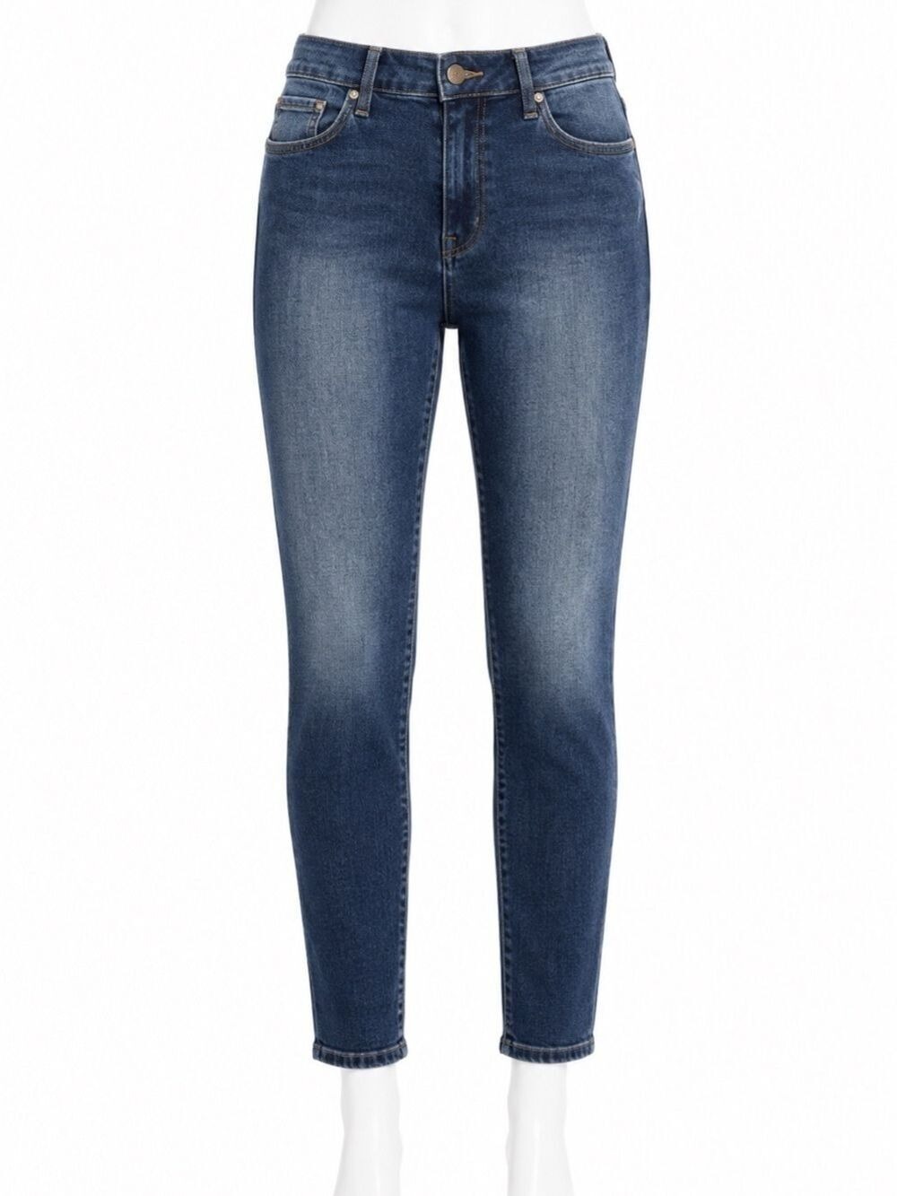 Fidelity Denim Axl Girlfriend Jeans Medium Wash Slim Straight Stretch 31